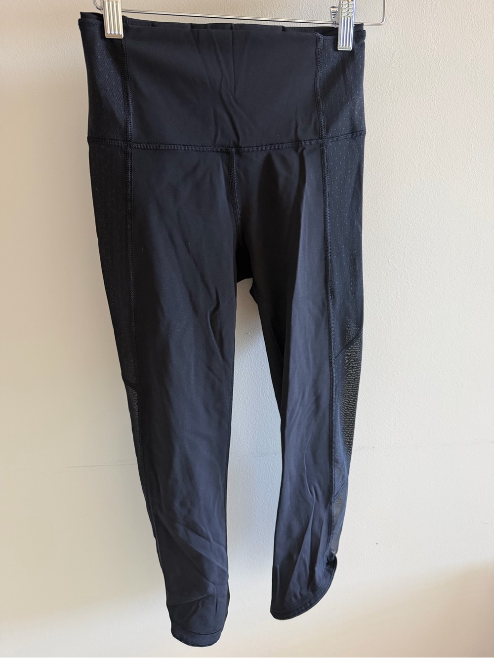 lululemon athletica Black Girls' Cropped Performance Leggings